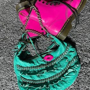 ***SALE***Turquoise Betsey Johnson Hand Bag (Med.)